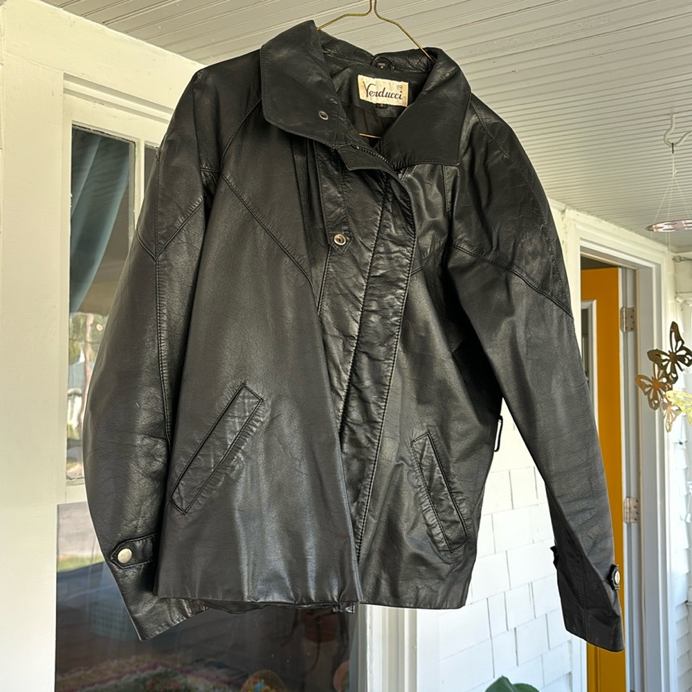 Vintage leather jacket